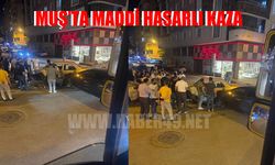 Muş'ta iki araç çarpıştı