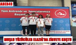 Muşlu yüzücüler Elazığ’da Türkiye Finalleri vizesi kazandı