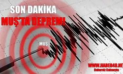 Muş sabaha depremle uyandı