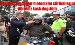 Erzincan’da motosiklet sürücülerine güvenlik desteği