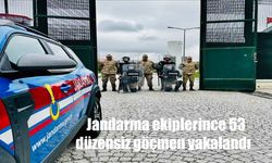 Erzurum’da düzensiz 53 göçmen yakalandı
