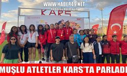 Muşlu genç atletler, Kars’ta madalya mücadelesi verdi