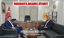 Hasköy Kaymakamı Güney’den Haber49’a anlamlı ziyaret