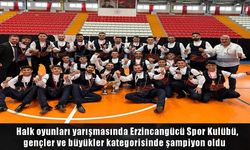 Erzincangücü Spor Kulübü’nden Halk Oyunları Sahnesinde Çifte Zafer