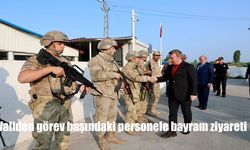 Erzincan’da Bayram Mesaisinde Olan Güvenlik Güçlerine Moral Desteği