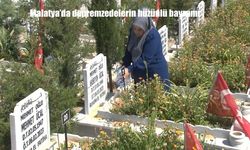 Malatya Şehir Mezarlığı’nda Depremde Kaybettikler İçin Hüzünlü Bayram Sabahı