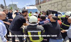 Belde Mahallesi’nde Korkutan Anlar: Otomobil Takla Attı, Vatandaş Araçta Sıkıştı