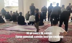 Yüksekova’da 10 Yıl Sonra İlk Bayram Namazı: Hz. Ömer Camii'nde Tamamlanmamış Hâliyle Bayram Sevinci