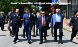 İçişleri Bakan Yardımcısı Aktaş ve Tunceli Valisi Aygöl, bayramda vatandaşlarla buluştu
