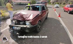 Erzurum'un Tortum İlçesinde Trafik Işıklarında Meydana Gelen Kazada 3 Kişi Hastaneye Kaldırıldı