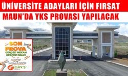 Muş’ta YKS prova sınavı düzenlenecek