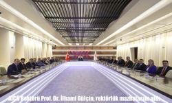 AİÇÜ Rektörü Prof. Dr. İlhami Gülçin, rektörlük mazbatasını aldı