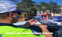 Hatalı Parka Müdahale İçin Gitti, Güvercine Merhametiyle Gündem Oldu