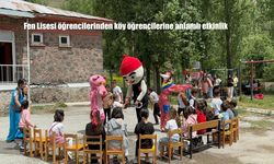 Erzurum’da Fen Lisesi Öğrencilerinden Köy Okuluna Şenlik Dolu Ziyaret