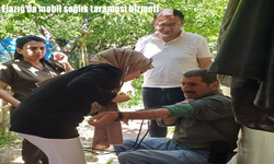 Elazığ'da Soğukpınar Köyü'nde mobil sağlık taraması yapıldı