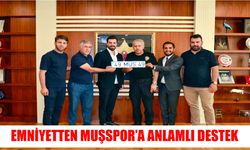 Muş Emniyet Müdürü’nden Muşspor’a özel plaka