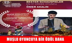 Muşlu oyuncu Ömer Akalın’a Almanya’dan büyük onur