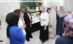 Erzincan’da Hünerli Eller Kadın Kooperatifi ziyaret edildi