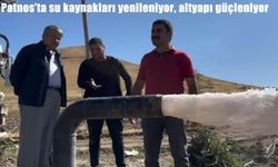 Patnos’ta su kaynakları yenileniyor: Altyapı çalışmaları hızla sürüyor