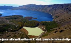 Türkiye’nin zirvesindeki doğa harikası: Nemrut Krater Gölü göz kamaştırıyor