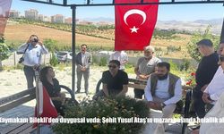 Kaymakam Mustafa Dilekli’den Şehit Mezarında Duygusal Veda