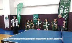 Van’da Uyuşturucuyla Mücadele Gününde Sporla Farkındalık Etkinliği Düzenlendi