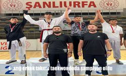 Elazığ Erkek Taekwondo Takımı Anadolu Yıldızlar Ligi’nde Şampiyonluğa Ulaştı