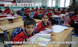 2025 okullar erken kapanacak mı? Bakan Yusuf Tekin'den net açıklama geldi