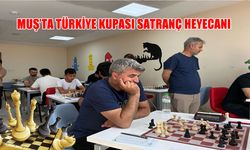 Muş Gençlik Merkezi, satranç tutkunlarını ağırladı