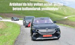 Ardahan’da Köy Yolları Modernleşiyor: Beton Yollarla Uzun Ömürlü Ulaşım