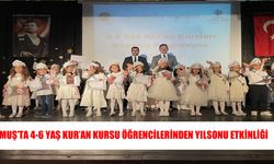Malazgirt’te 4-6 Yaş Kur’an Kursu öğrencilerinden renkli yıl sonu etkinliği