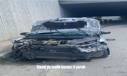 Elazığ'da trafik kazası: 4 yaralı