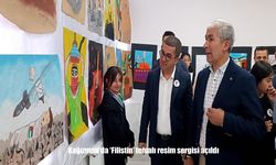 Kağızman’da ‘Filistin’de Çocuk Olmak’ Temalı Resim Sergisi Yoğun İlgi Gördü