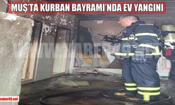 Sungu’da bayram sabahı korkutan yangın