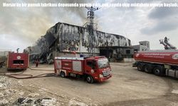 Mersin'de Pamuk Fabrikası Deposunda Büyük Yangın: Yoğun Dumanlar Gökyüzünü Kapladı