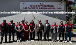 Kars Tarım İl Müdürü Enver Aydın’dan Susuz İlçe Tarım Müdürlüğü’ne ziyaret