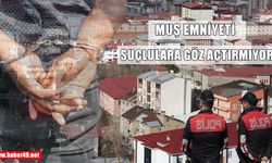Muş Emniyet Müdürlüğü haftalık suç raporunu açıkladı