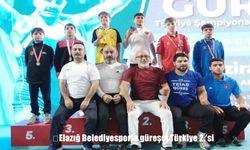 Elazığ Belediyesporlu güreşçi Türkiye şampiyonasında ikinci oldu