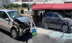 Elazığ’da trafik kazası: Cip kafeye girdi, 1 yaralı