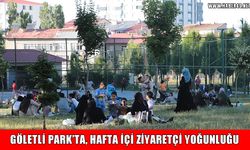 Muş Göletli Park'a ziyaretçi akını
