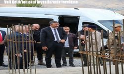 Vali Ali Çelik, Hakkâri’de devam eden eğitim yatırımlarını yerinde inceledi