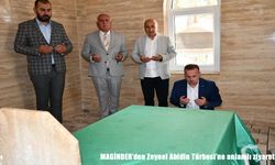 MAGİNDER’den Zeynel Abidin Türbesi’ne anlamlı ziyaret