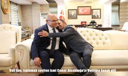 Ağrı Valisi Mustafa Koç, Down Sendromlu Cemal Aksakboğa’yı Valilikte Ağırladı
