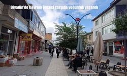 Kurban Bayramı öncesi Diyadin çarşısında yoğunluk
