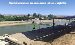 Diyarbakır sulama kanalına düştüğü değerlendirilen kişi için arama başlatıldı