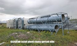 Aziziye’de asfalt plenti rüyası gerçek oldu