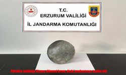 Erzurum’da piknik yapan vatandaş, Bizans dönemine ait bronz diski jandarmaya teslim etti