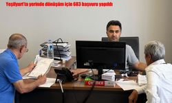 Yeşilyurt’ta yerinde dönüşüm projesine 683 başvuru yapıldı