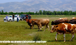 Erzincan’da meralarda su arama çalışmaları başladı: Hayvancılığa hayati destek