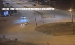 Elazığ’da Tofaş Sürücüsünden Trafikte Tehlikeli Drift Gösterisi
